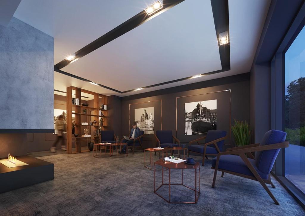 Apartament Nadmotlawie Estate Black กดัญสก์ ภายนอก รูปภาพ